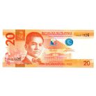 Fülöp-szigetek 20 Piso Bankjegy 2014 P206a
