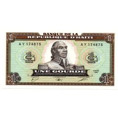 Haiti 1 Gourde Bankjegy 1987 P245a