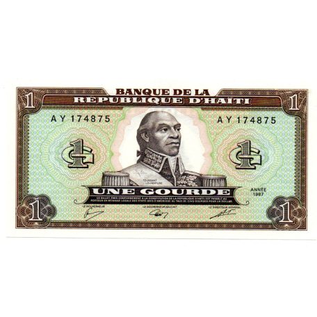 Haiti 1 Gourde Bankjegy 1987 P245a