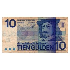 Hollandia 10 Gulden Bankjegy 1968 P91b