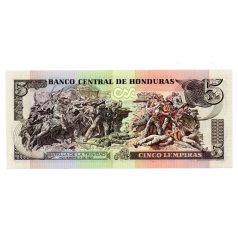 Honduras 5 Lempira Bankjegy 2006 P91a