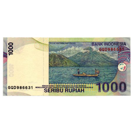 Indonézia 1000 Rúpia Bankjegy 2008 P141i