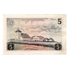 Izland 5 Korona Bankjegy 1957 P37