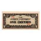 Fülöp-szigetek Japán megszállása 1 Centavo Bankjegy 1942 P102a