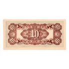 Fülöp-szigetek Japán megszállása 10 Centavos Bankjegy 1942 P104a