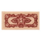 Malájföld Japán megszállása 5 Cent Bankjegy 1942 PM2b fekete sorozat