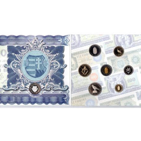 Magyarország pénzérméi Forgalmi sor 2006 PP 60 éves a Forint benne 5,84g Ag999