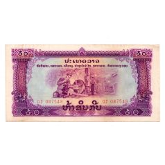Laosz 50 Kip Bankjegy 1968 P22a