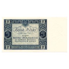 Lengyelország 5 Zloty Bankjegy 1930 P72a
