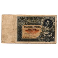 Lengyelország 20 Zloty Bankjegy 1931 P73a