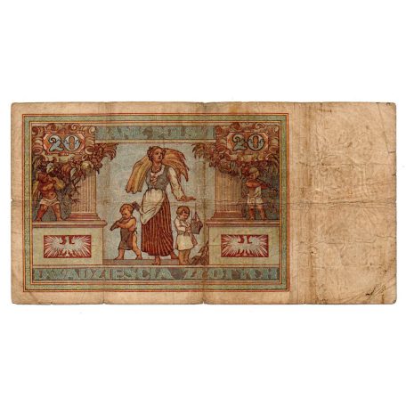 Lengyelország 20 Zloty Bankjegy 1931 P73a