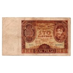 Lengyelország 100 Zloty Bankjegy 1932-06-02 P74a