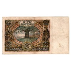 Lengyelország 100 Zloty Bankjegy 1934 P75a