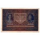 Lengyelország 5000 Márka Bankjegy 1920 P31a M31a II. sorozat A