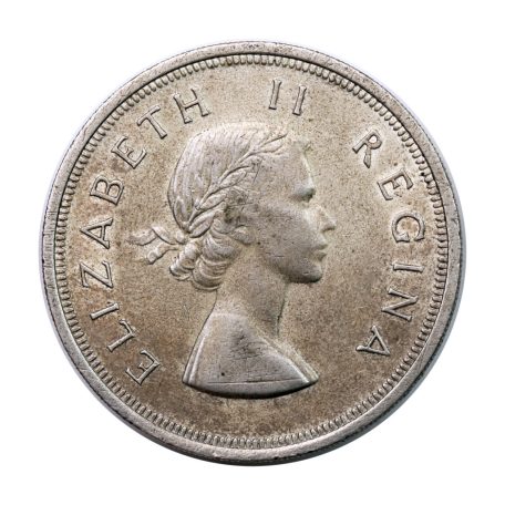 Dél-Afrika 5 Shilling 1958 28,18g Ag500