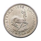 Dél-Afrika 5 Shilling 1958 28,18g Ag500