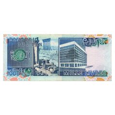 Libanon 1000 Font Bankjegy 1990 P69b