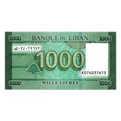 Libanon 1000 Font Bankjegy 2016 P90c UNC