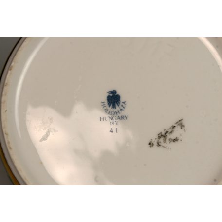 Szász Endre Hollóházi porcelán hamutartó Napfény dekor 9117-es formaszám