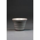 Fehér mini kerámia kaspó virágtartó