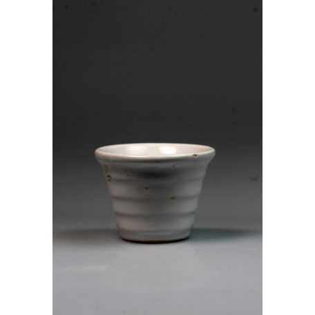 Fehér mini kerámia kaspó virágtartó