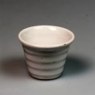 Fehér mini kerámia kaspó virágtartó