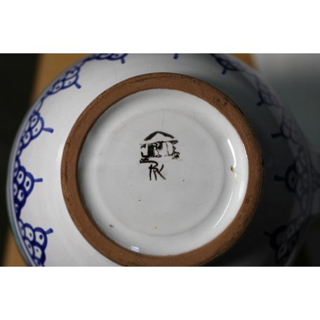 Mázas kézzel festett kerámia kancsó korsó 1688 replika