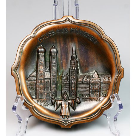 Müncheni emléktálka szuvenír Gruss aus München