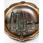 Müncheni emléktálka szuvenír Gruss aus München