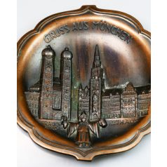 Müncheni emléktálka szuvenír Gruss aus München