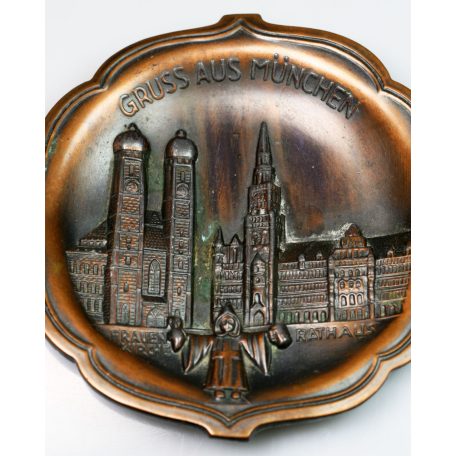 Müncheni emléktálka szuvenír Gruss aus München