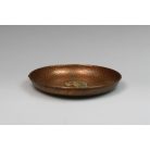 Poncolt díszítésű réz tálka 