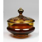 Bohemia üveg bonbonier