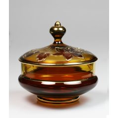 Bohemia üveg bonbonier