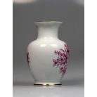 Hollóházi porcelán virágos váza 1992 503-as formaszám