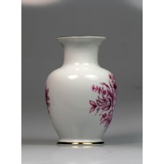 Hollóházi porcelán virágos váza 1992 503-as formaszám