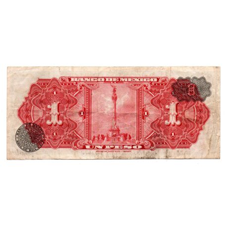 Mexikó 1 Peso Bankjegy 1958 P59d