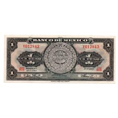 Mexikó 1 Peso Bankjegy 1967 P59j
