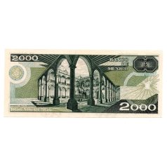 Mexikó 2000 Peso Bankjegy 1989 P86c DP sorozat