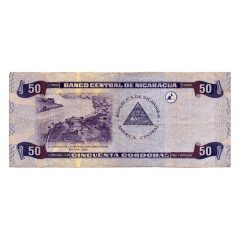 Nicaragua 50 Cordoba Bankjegy 2002 P193