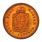 Ferenc József 5/10 Krajcár 1882 K-B rozettás ARTEX utánveret