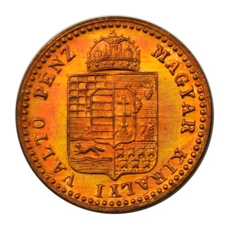 Ferenc József 5/10 Krajcár 1882 K-B rozettás ARTEX utánveret