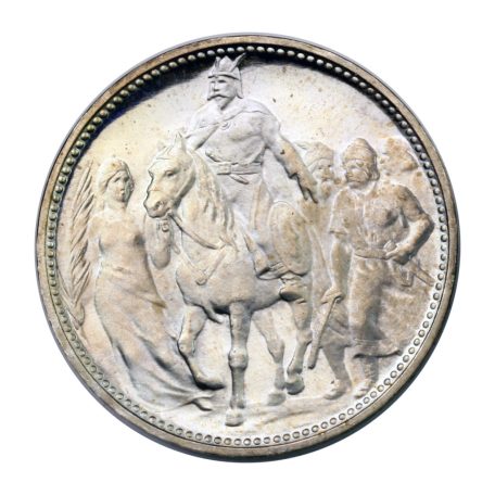 Ferenc József Millenniumi 1 Korona K-B 1896 ARTEX utánveret