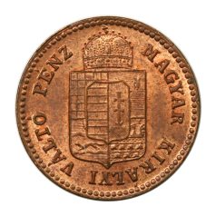 Ferenc József 1 Krajcár 1878 K-B normál makk