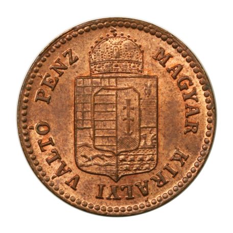 Ferenc József 1 Krajcár 1878 K-B normál makk