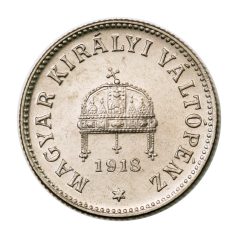 10 Fillér 1918 K-B rozettás ARTEX utánveret