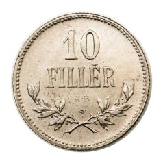 10 Fillér 1918 K-B rozettás ARTEX utánveret