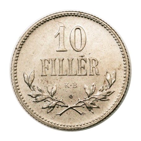 10 Fillér 1918 K-B rozettás ARTEX utánveret