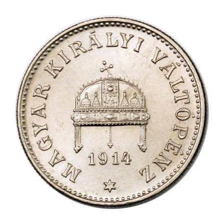 20 Fillér 1914 K-B rozettás ARTEX utánveret