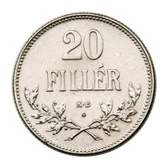 20 Fillér 1921 K-B rozettás ARTEX utánveret